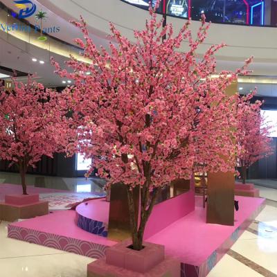 China Outdoor 2.5m Japan Style Environmental Friendly Artificial Silk Rose Cherry Blossom Trees for sale