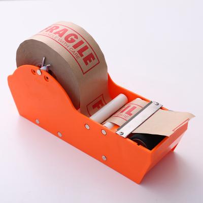 China Durable Orange Water Activated Tape Dispenser Bonded Kraft Paper Tape Dispenser for sale