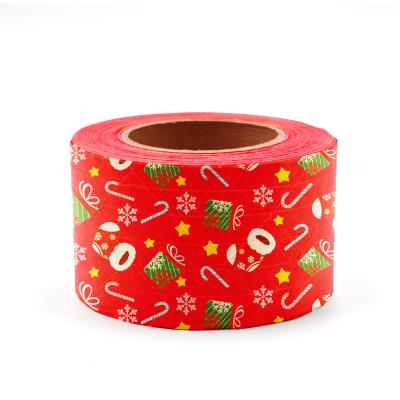 China Waterproof Reinforced Water-activated Logo Printed Tape Kraft Paper Tape Holiday Packing Tape for sale