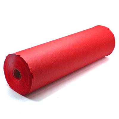 China Recyclable Red 500mm*250m Honeycomb Paper Wrapping Cushion Packaging Kraft Paper for sale