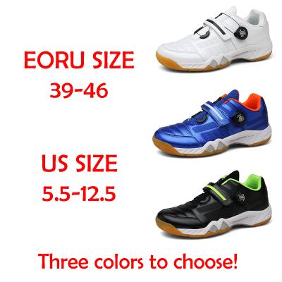 China Durable OEM ODM Microfiber Professional Shoes For Men Tennies Badminton Shoes With Button Convenient Shoe for sale