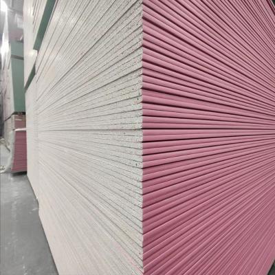 China High Quality Wholesale Standard Fire Resistant Sheetrock 1220X2440Mm 12Mm Exterior Gypsum Plasterboard zu verkaufen