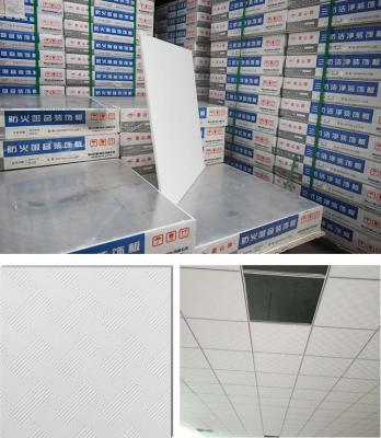 China 600x600mm PVC-Gips-Decke, falsche Decken-Fasergipsplatte für Innendecken-Dekoration zu verkaufen