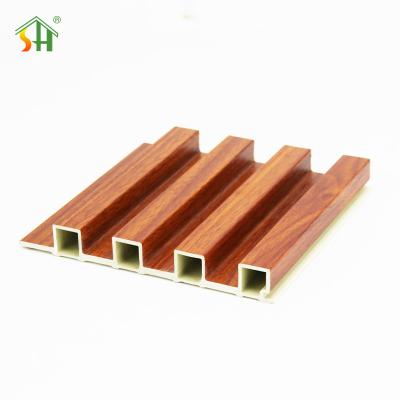 China Eco-vriendelijke 3D decoratieve wandpanelen geluidsdicht WPC wandpaneel interieur Te koop