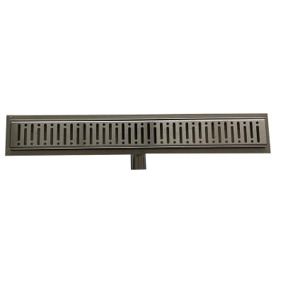 China Modern Bathroom And Balcony 1000mm Length Side Outlet Linear Drain Stainless Steel for sale