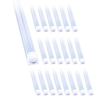 China Warehouse T8 LED Tube Light Japan V Shape 44w LED Integrated V Shape LED Driver Integrated Tube V Shape 44w LED Tube Light for sale