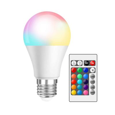 China Lowest Price Residential Living Room With Remote Led Bulbs RGB Dimmable Smart Bulb for sale