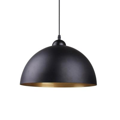 China Multifunctional Simple Modern Base LED Single Pendant Black Modern Ceiling Lights E27 for Dining Room Gym Cafe Bar Lobby Club for sale