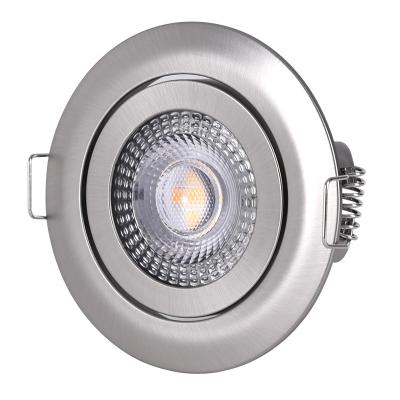 China Nickel Color 2700K-6500K Dimmable Modern LED Swivel Flat Modern Ceiling Lights for sale