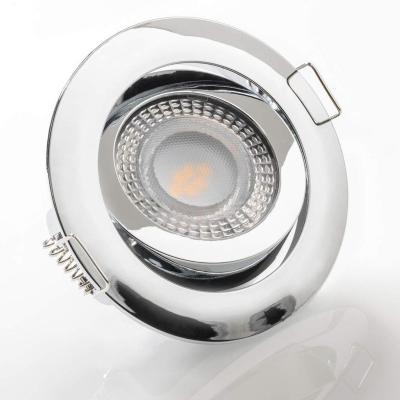 China Modern Silver Color Dimmable Swivel Flat Recessed Modern LED Ceiling Lights 2700K-6500K for sale