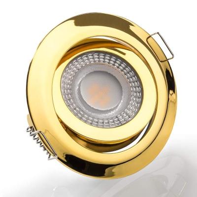 China Dimmable Modern Gold Color LED 2700K-6500K Swivel Flat Modern Ceiling Lights for sale