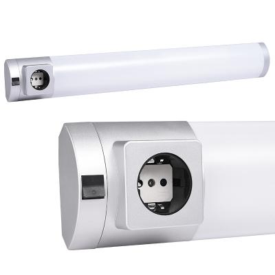 China German Socket 5W LED Half-Tube Shape Recessed Corner Light Bar With German Socket On-Off Switch Perfect For Kitchen Cupboard for sale