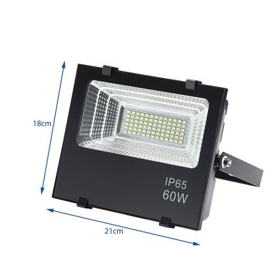 China Garden 60W China Manufacturer High Bright Outdoor IP65 High Power Spot Lights Solar Led Flood Light for sale