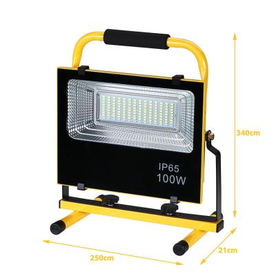 China Cost Effective Black Solar LED Flood Lights Outdoor Garden Flood Light Iron Material Solar With Remote Control For Garden for sale