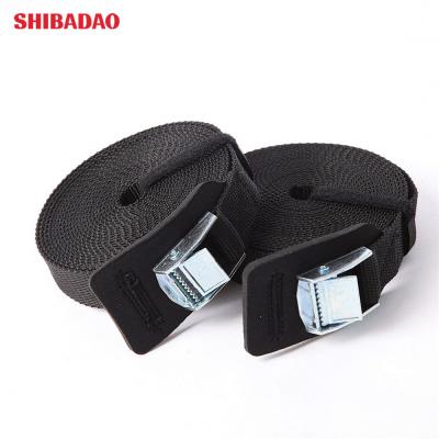 China Doing Cargo Lashing Tie Down One Inch Tie Down Strap Lashing Strap Cargo Padded Cam Lock Buckle Tie Down Strap for sale