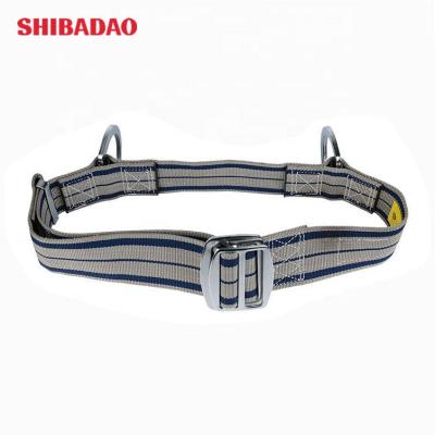 China Fall Protection Equipment High Altitude Work Double D Clips Crossing Fire Rescue Single-Waist Fire Safety Belt for sale