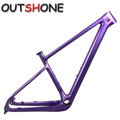 China New arrival BMX 29er 148x12 carbon mtb mountain bike frame with 29er*2.45 tire 29er*2.45 full carbon T1000 toray frame PF30 fit for sale