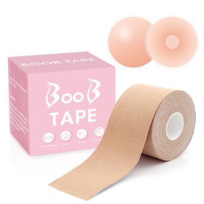 China AUPCON Breast Lift Bra Women Comfortable Invisible Body Tape Waterproof Adhesive Boob Tape for sale