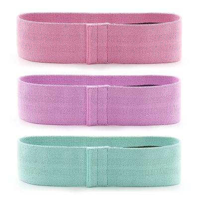 China Home Exercise Hip Circle Fitness Resistance Loop Bands Cloth Booty Bands Sets for sale