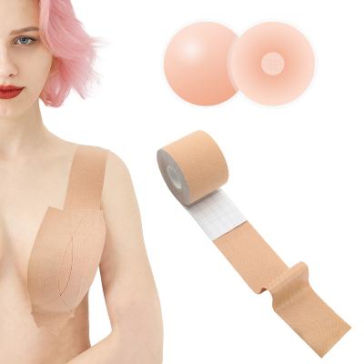 China Adhesive Underwear Boob Tape Body Tape to Create Cleavage and Invisible Bra Lift Boob Tape for sale