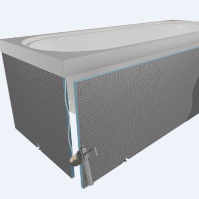 China Modern fiberglass mesh and cement reinforced XPS foam bath panel for sale