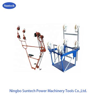 China Four Bundle Conductors Overhead Line Bicycle Overhaul Vehicle Inspection Trolley for sale