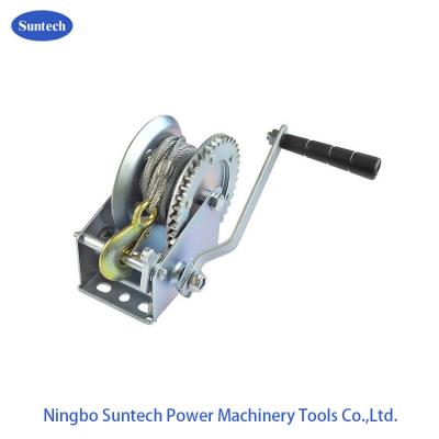 China 1000 Lb Hand Winch Boat Trailer Manual Cable Winch China Manufacturer for sale