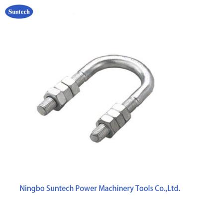 China Power Line M6 M8 M10 M12 M16 M20 M24 Carbon Steel U Bolt With Washer And Nut for sale