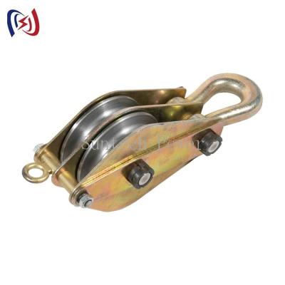 Chine 30kn conducteur Stringing Tools Steel levant la poulie de bloc d'attirail pour le levage à vendre