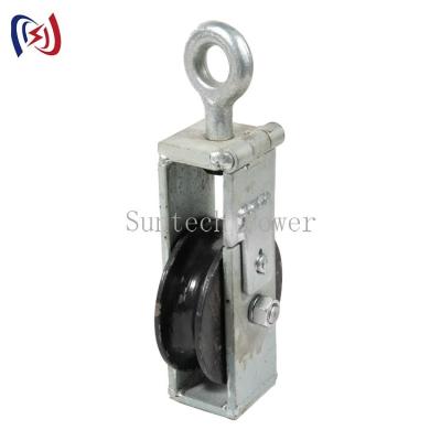 China Cable Pulley Wheel Silence Rotation Traction Wheel Single Block Pulley Rope for sale