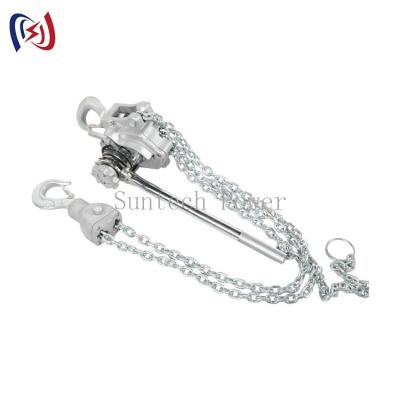 China Aluminium Alloy Transmission Line Tool Manual Handle Series Lifting Electric Chain Hoist for sale