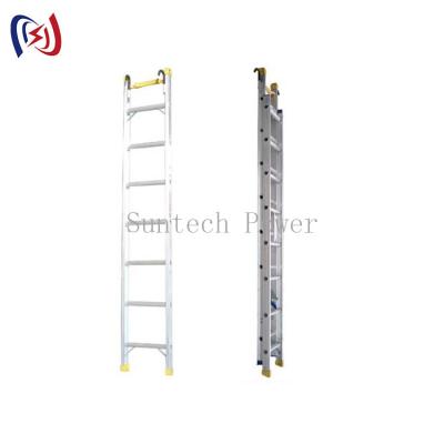 China Industrial Stringing Aluminum Alloy Suspension Ladder Single Telescopic for sale