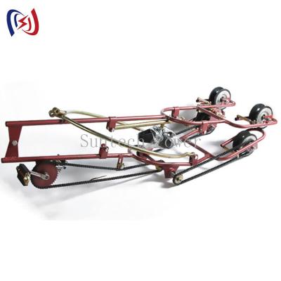 China 4 Bundle Overhead Power Line Aluminium Alloy Aerial Trolley for sale