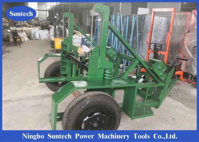 China 80KN Hydraulic Wire Reel Trailer For Underground Cable Installation for sale