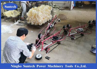 China 4 Bundle Overhead Power Line Aluminium Alloy Aerial Trolley for sale