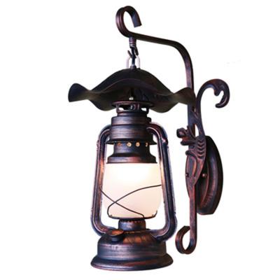 China American Style Selling Retro Waterproof Kerosene Lamps Patio Corridors Decorated Outdoor Wall Lamps for sale