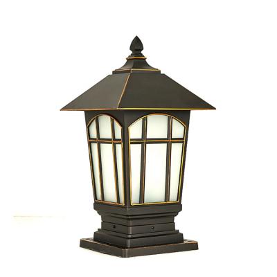 China Simplicity Modern Modern Pillar Lights Gate Pillar Lights For Villa Garden for sale