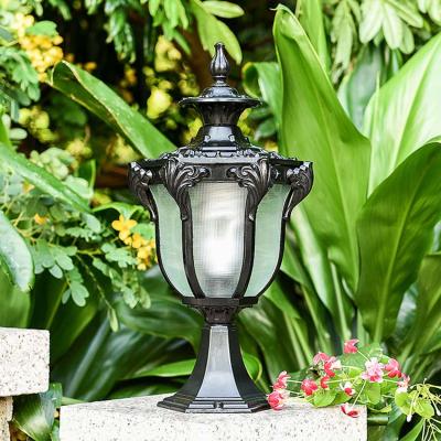 China European Classic Pillar Lamp Garden Path Yard Pathway Style Garden Column Light Pillar Light Villa Garden Gate Post for sale