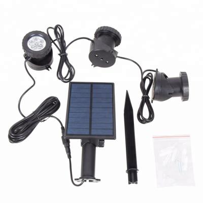 China 2021 New Waterproof Outdoor Solar LED Solar Panels Garden Spot Lights For Yard Fountain Underwater for sale