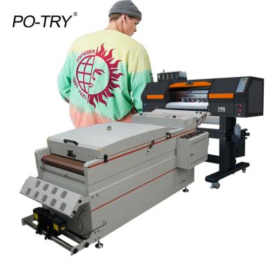 China Garment shops POTRY 2 4 printhead xp600 4720 4 printhead heat transfer digital inkjet printer A3 30cm A2 A4 DTF for sale