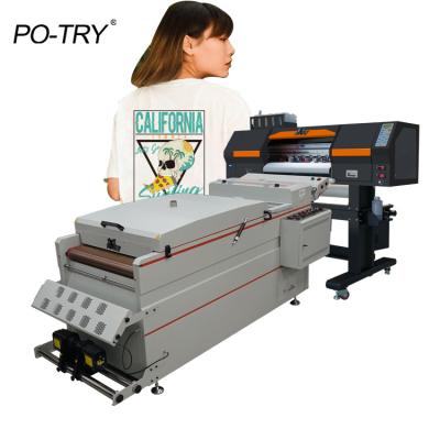 China Garment shops POTRY 4720 A2 30cm A3 A4 DTF printhead xp600 2 4 head heat transfer digital inkjet printer for sale