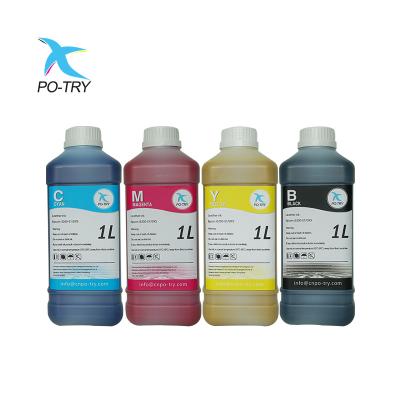 China Leather Printer PU Leather Printing Leather Ink For UV Flexible Soft Ink Lady Bag Printing Ink For DX5 Print Head for sale