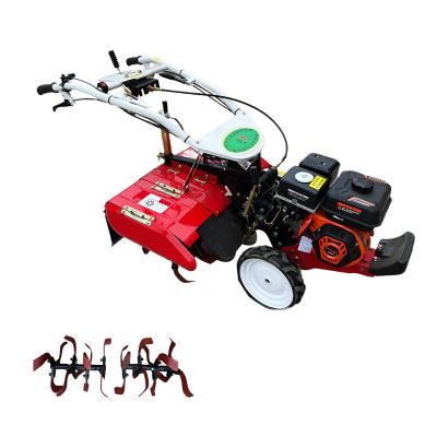 China Shandong Supplier Mini Hand Farms Gasoline Cultivator Rotary Power Rear Tine Tiller for sale