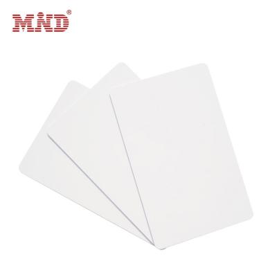 China Blank card PVC contact inkjet rfid rfid white card waterproof/waterproof Ordinary magnetic strip support customized for sale