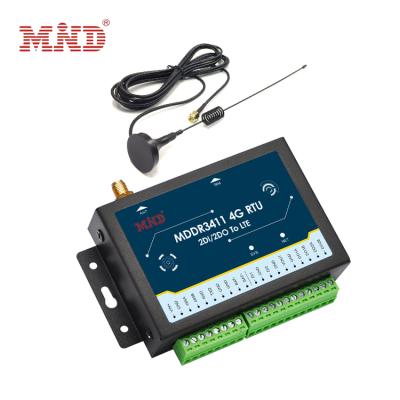 China Industry Automation M2M Telemetry I/O Controller 4G Modbus RTU Wireless Remote Control Relay with RS485 2DI 2DO for sale