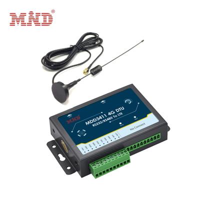 China Transparent Wireless Data Transmission MDD3411 LTE Cat-1 DTU Module With RS485 Serial Port Modbus TCP/RTU 4G Sms Modem For MQTT Server for sale