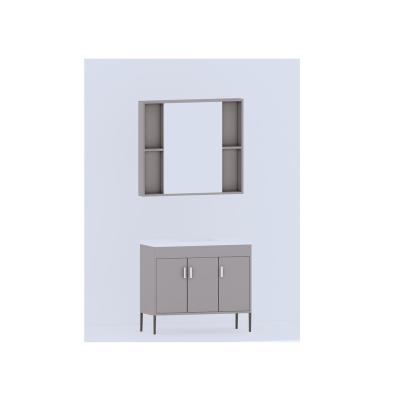 China New Style Contemporary Lower Price Hotel Bathroom Vanity Bathroom Furniture Aluminum for sale