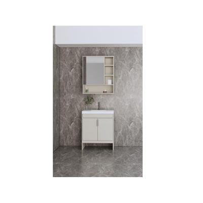 China Contemporary High Quality Bathroom Vanity Long Life Bathroom Cabinet Modern Aluminum Vanity for sale