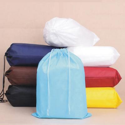 China 2021 Factory Wholesale Customized Multicolor Custom Printed Logo Binding Machine Press Hand-Sewn Dust Nonwoven Drawstring Bag for sale