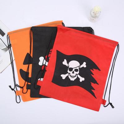 China 2021 Hot Selling Friendly Printing Customized Logo Drawsting Non Woven Carry Laundry Bags New Promoting Reusable Eco pp wholesale for sale